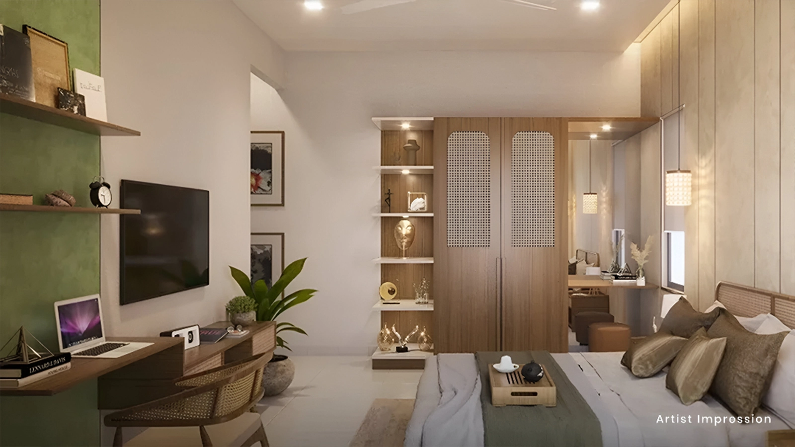 Mahindra New Haven Hosur Road Bangalore master bedroom